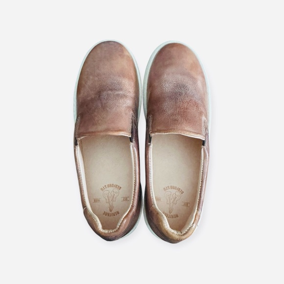 Bed Stu Tan Leather Sneakers - Picture 3 of 6